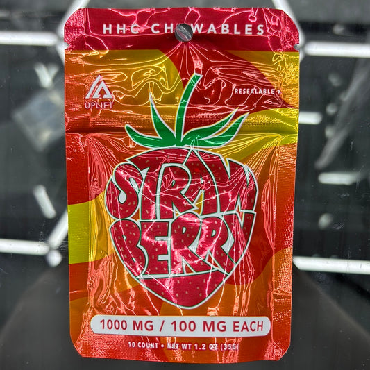 Uplift strawberry 1000 mg edible