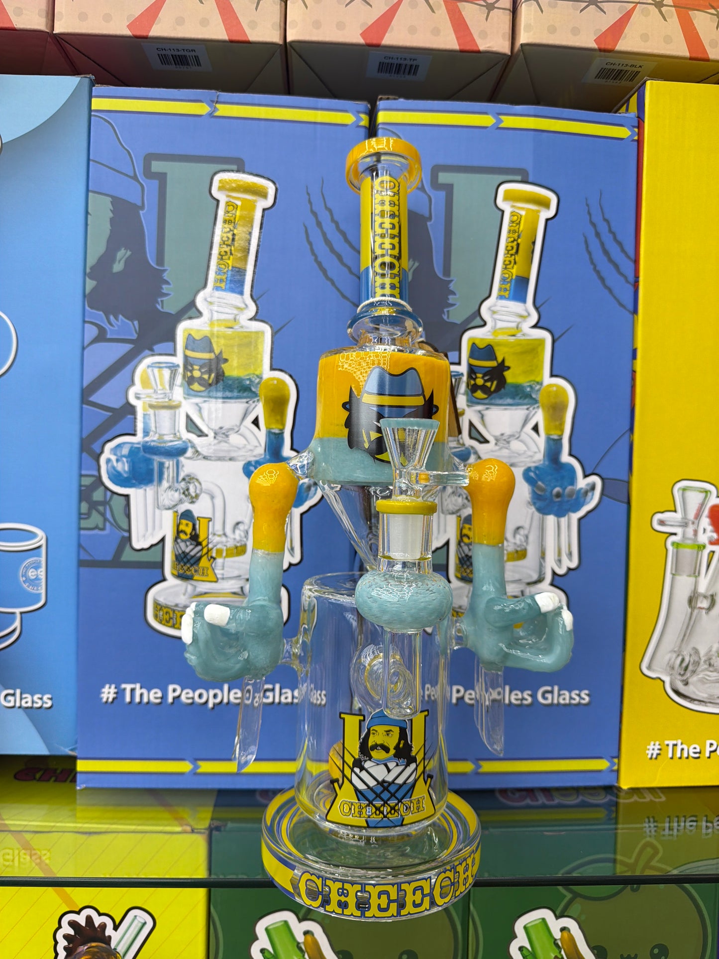 Cheech - Water Pipe - Masked Toker Tube 13.5