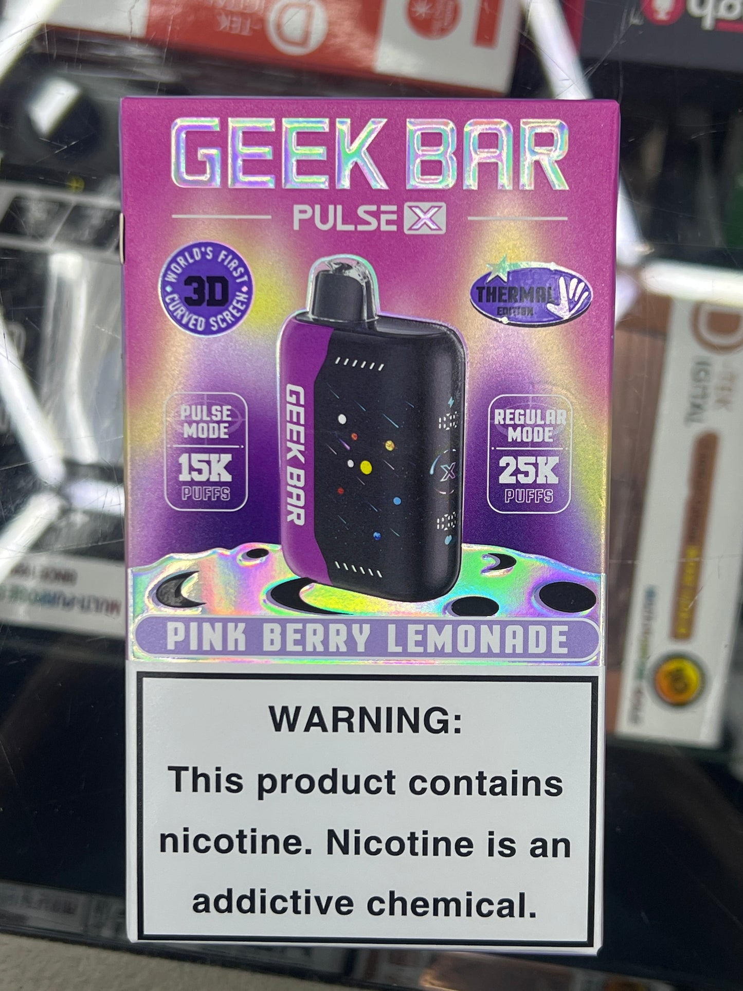 Geek bar pulse x pink berry lemonade