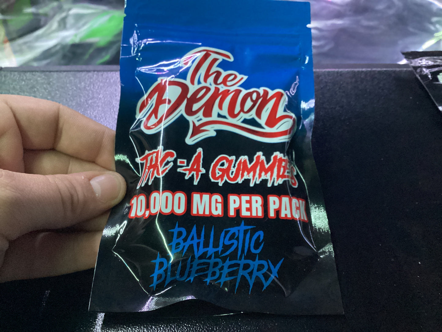 The demon gummies ballistic blueberry 10,000mg