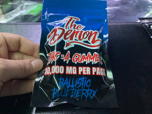 The demon gummies ballistic blueberry 10,000mg