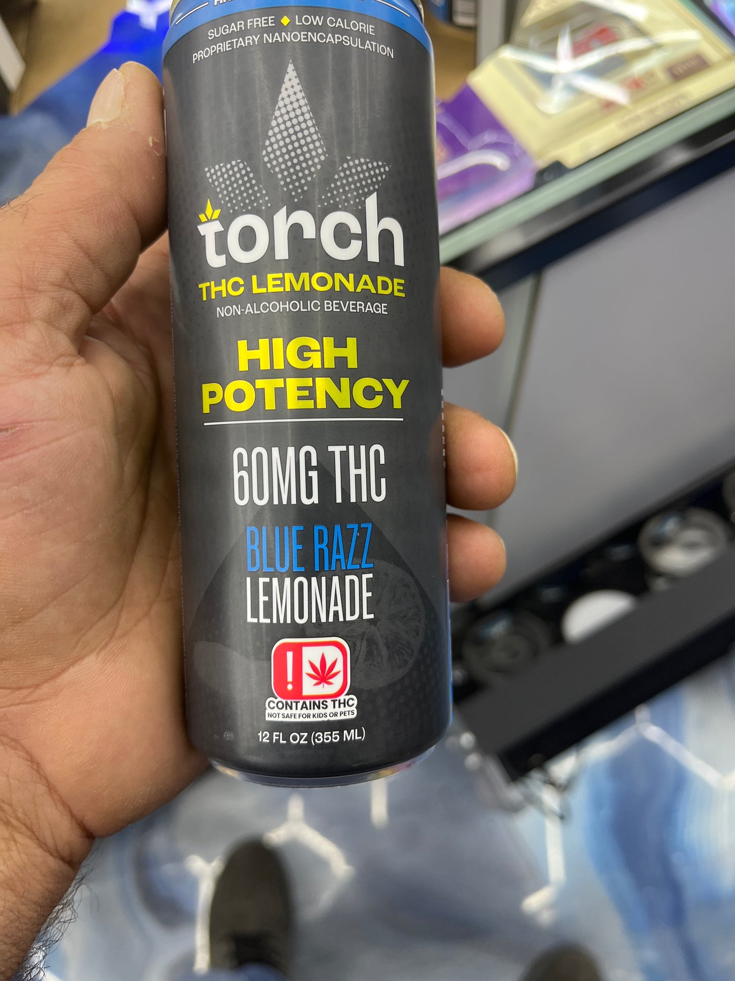 Torch thc seltzer blu razz lemonade 60mg