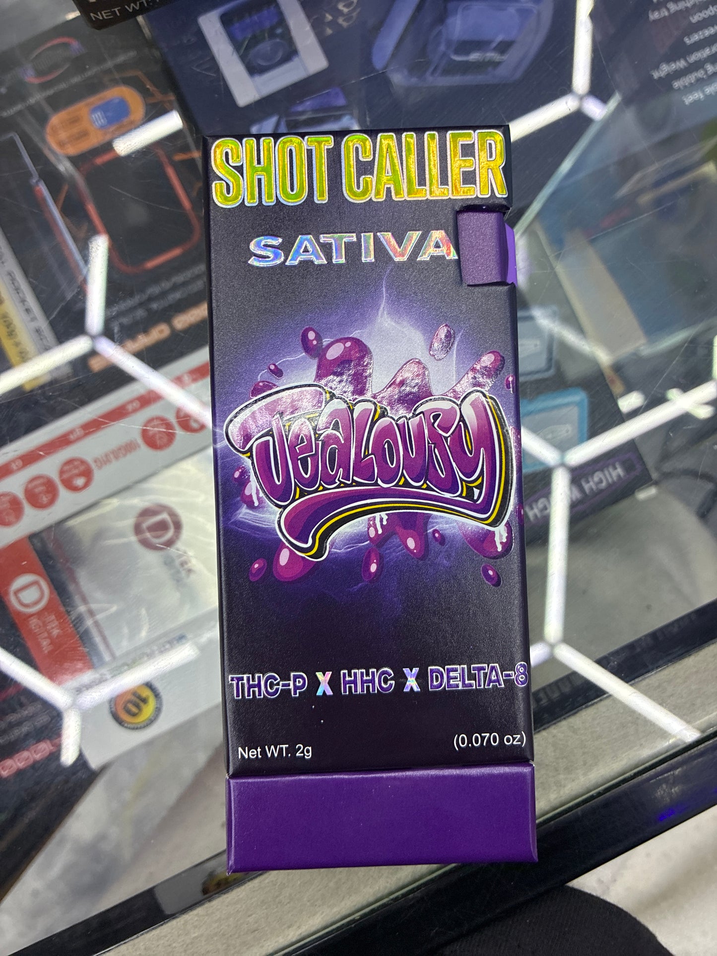 Shotcaller thcp x hhc x delta8 2g disposable sativa jealousy