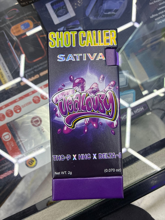 Shotcaller thcp x hhc x delta8 2g disposable sativa jealousy
