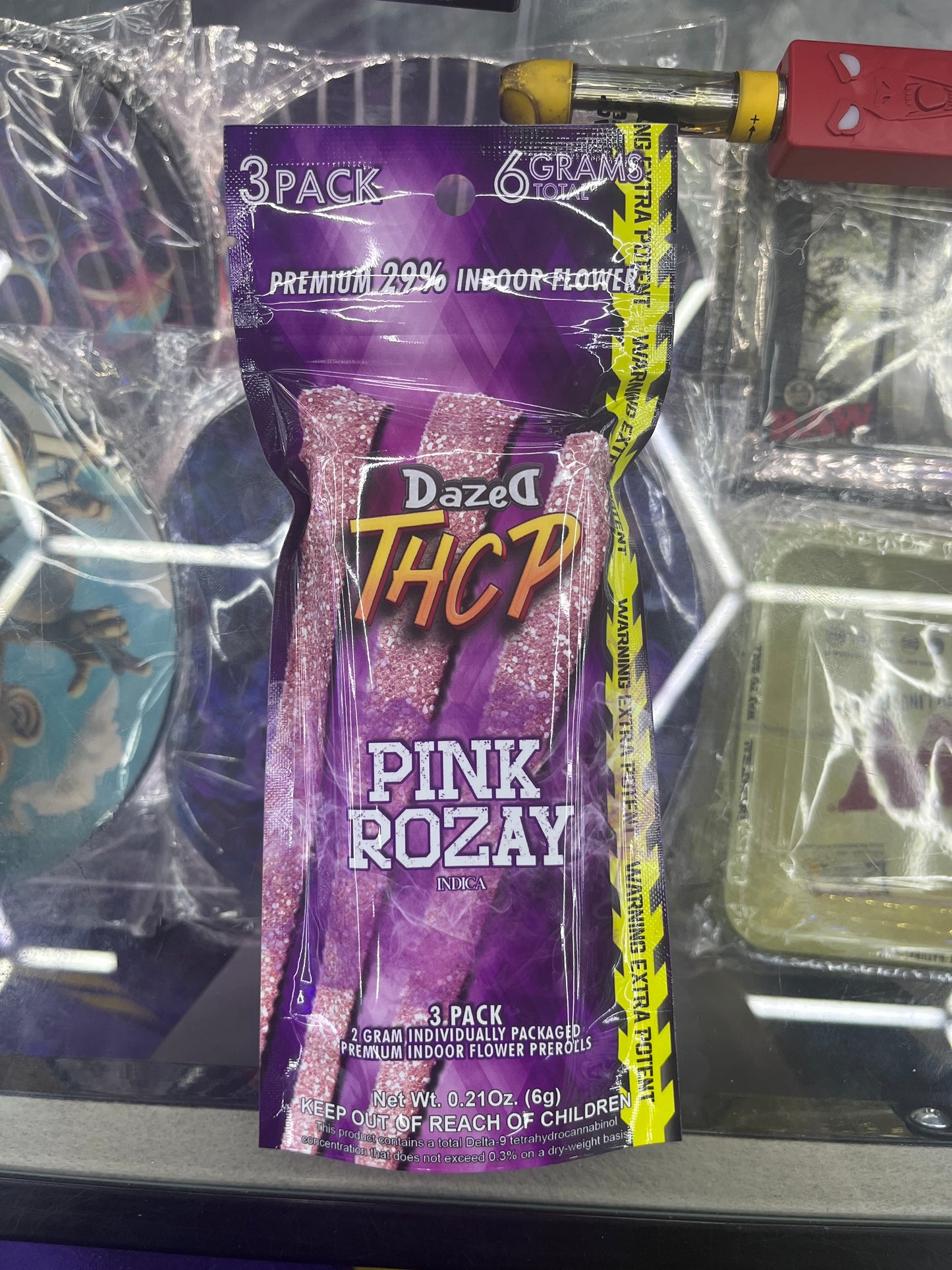 Dazed thcp 2g 3pck prerolls pink rozay indicaa