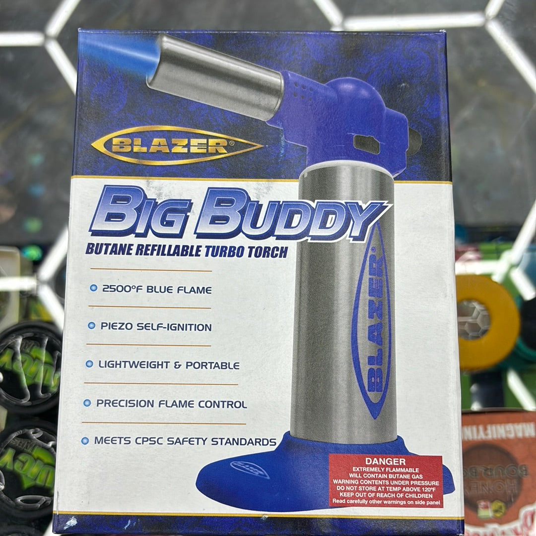 Blazer, big buddy, butane, refillable, turbo torch