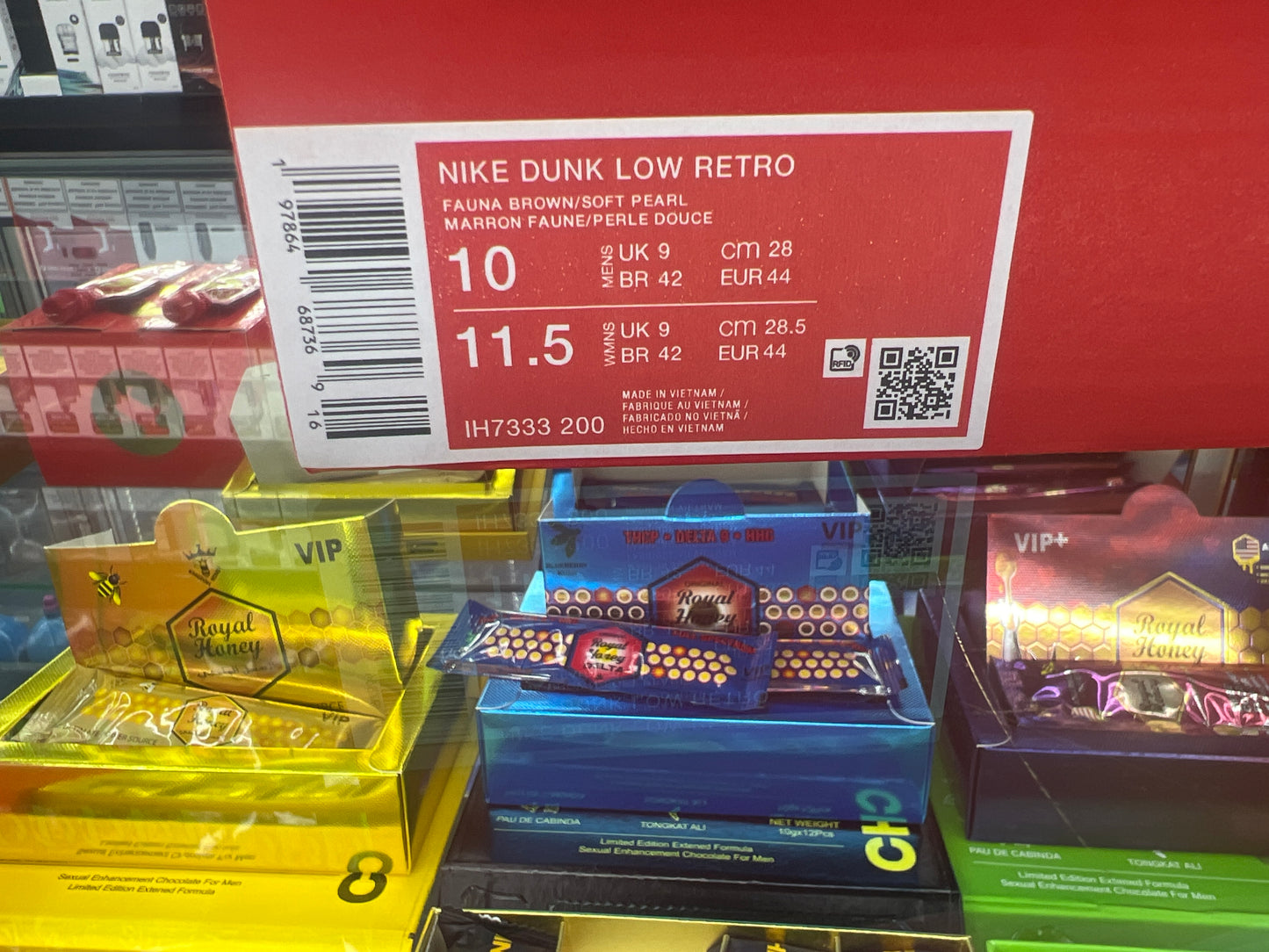 Nike dunk low retro Fauna Brown Soft Pearl size 10