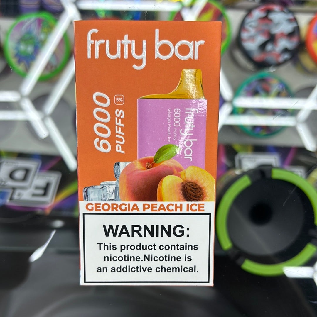 Fruity bar, 6000 Georgia peach ice