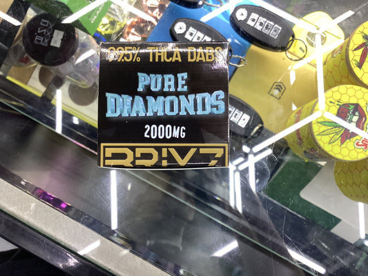 Brixz nyc 99.5% thca dabs pure diamonds 2000mg