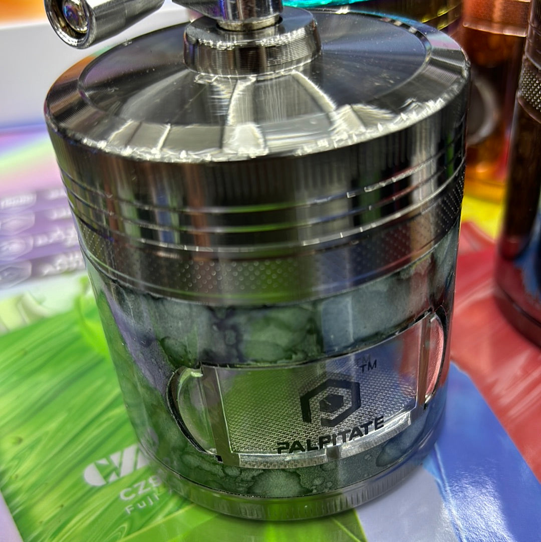 Custom grip top grinders