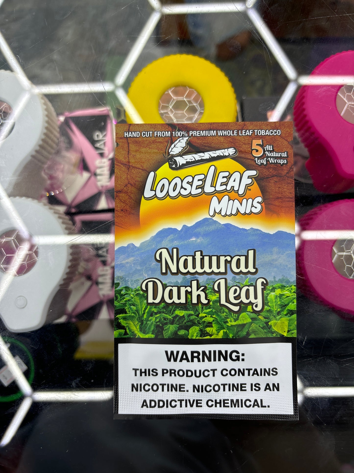 Loose leaf natural dark leaf mini