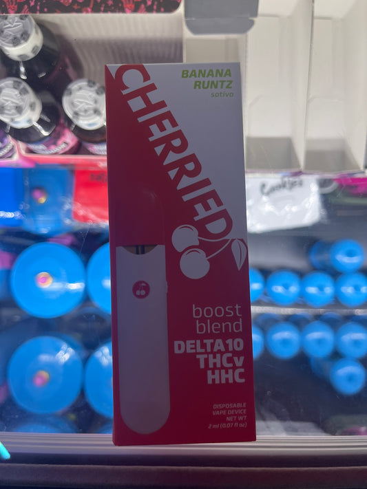 Cherried boost blend 2g dispo banana runtz sativa