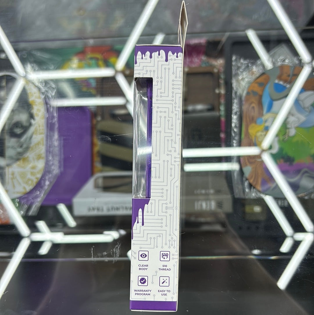 Ooze slim clear series purple