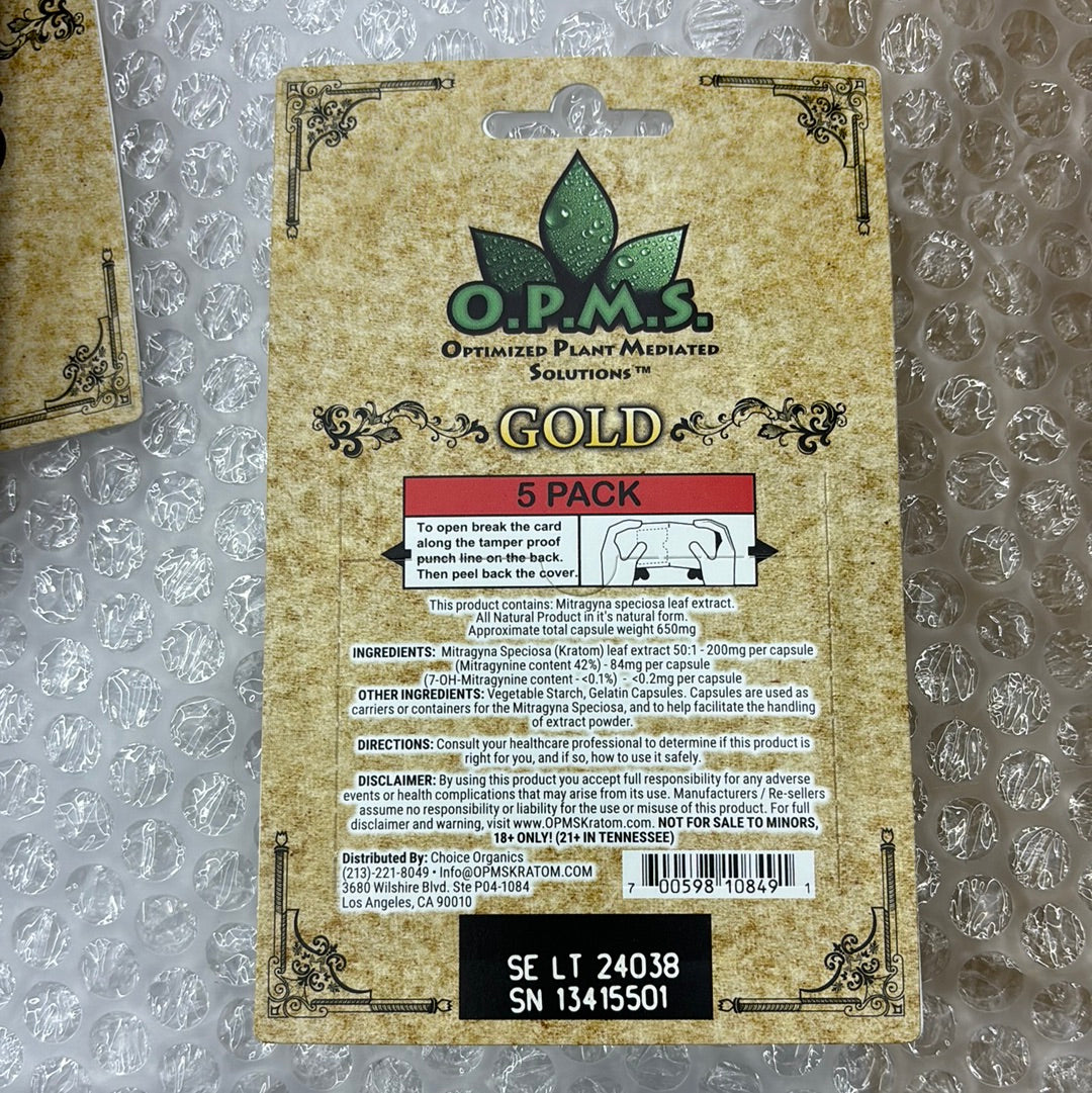 Opms gold pills 5pc
