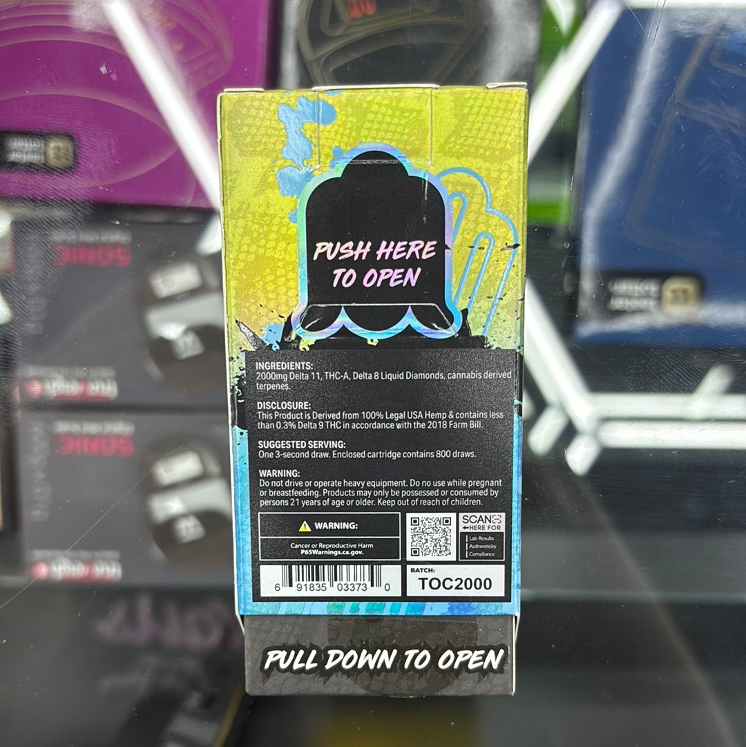 Modus tap out blend 2.0 zlushie sativa, 2G cartridge