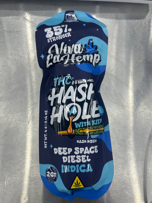 Viva la hemp thcp hash hole w keef 4g total deep space diesel indica