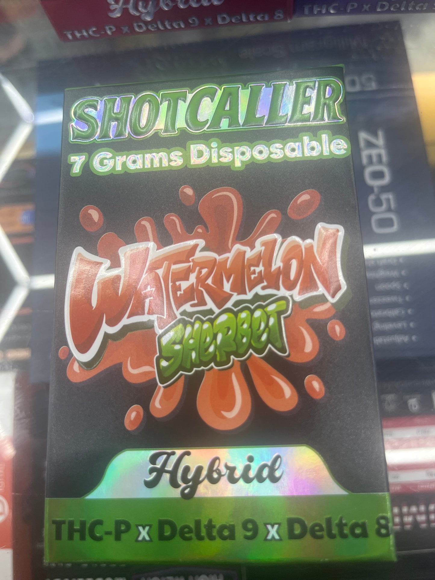SHOTCALLER 7g dispo watermelon sherbet hybrid