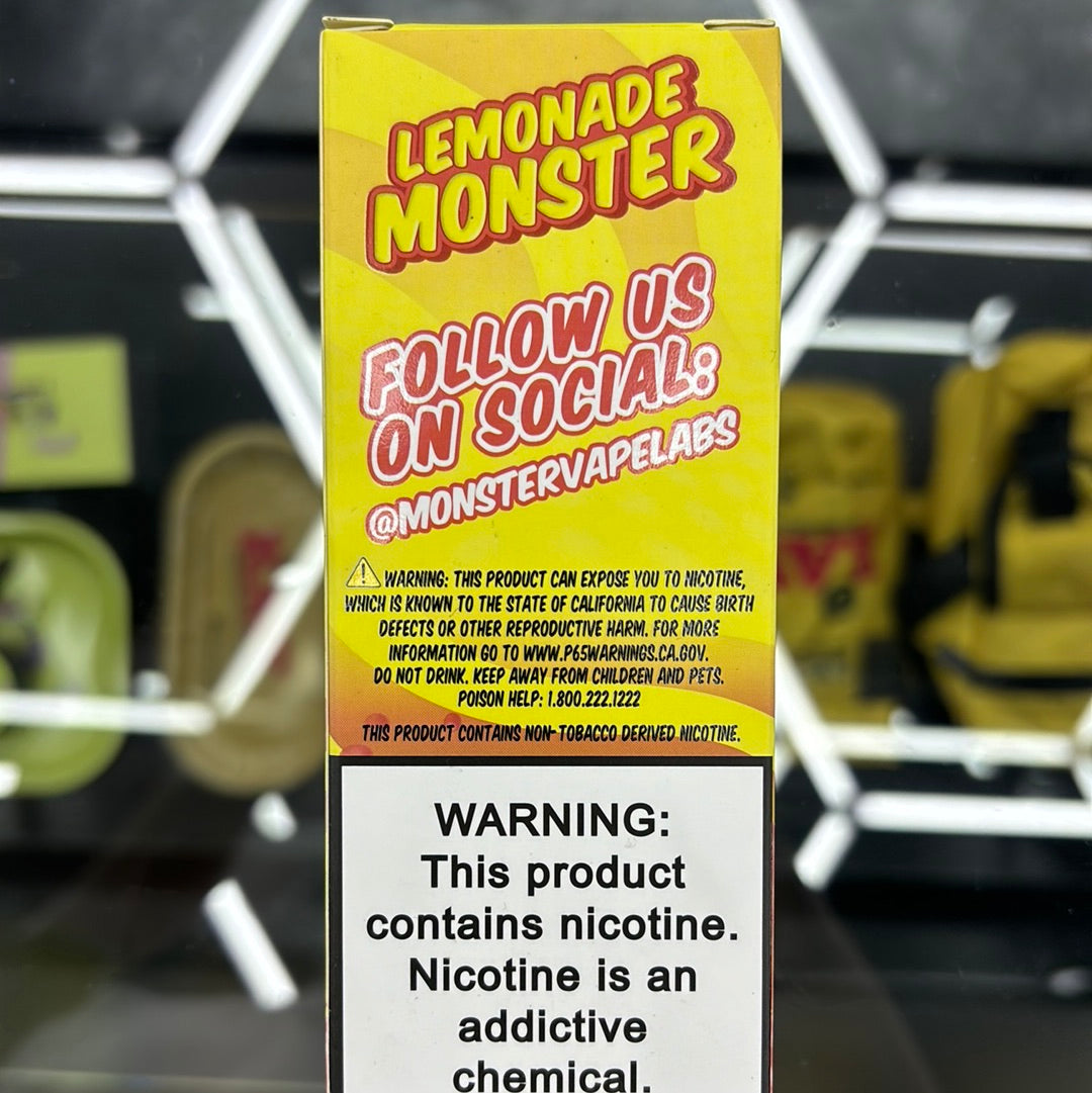 Lemonade monster, strawberry lemonade 3MG 100ml