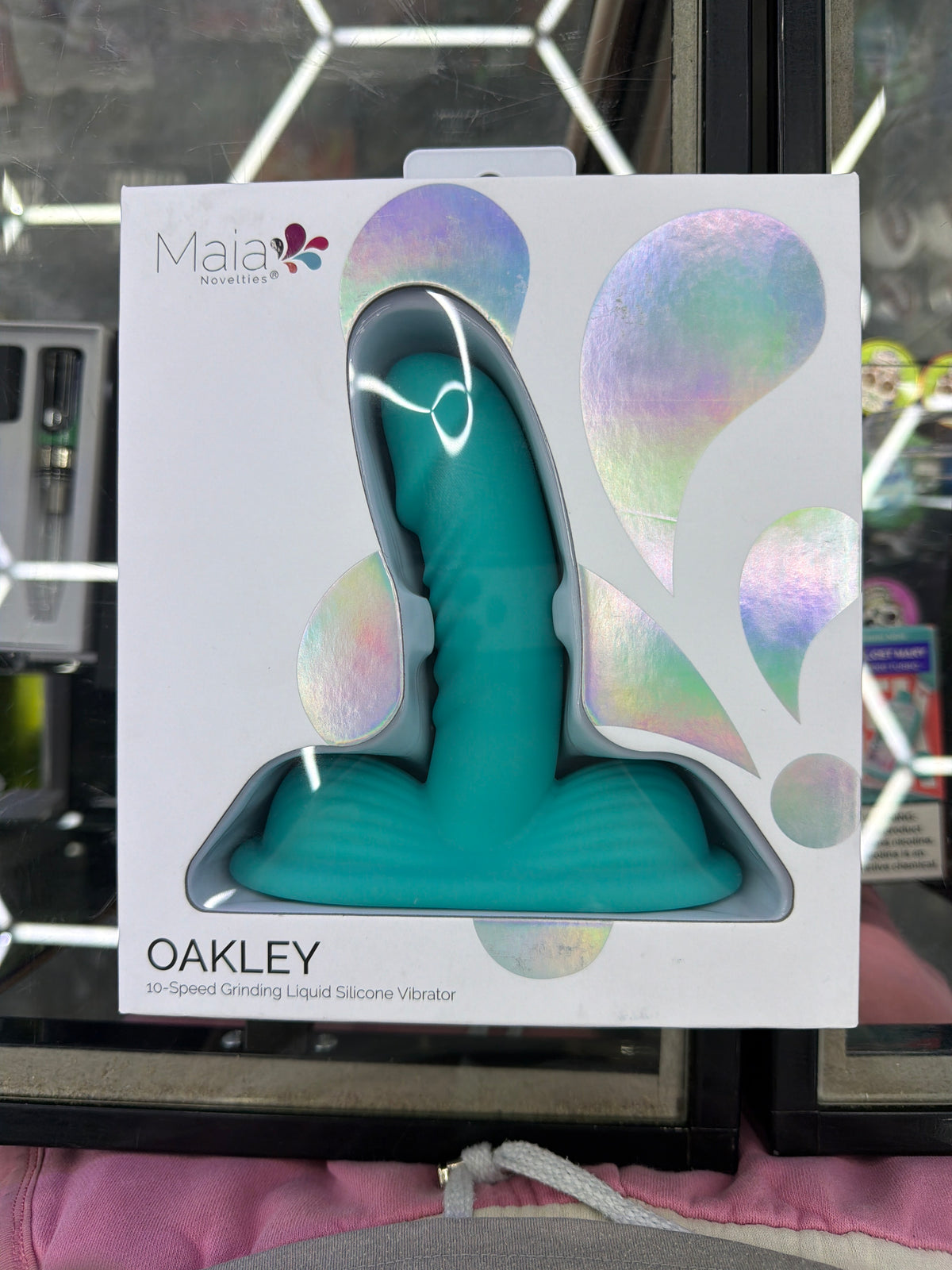 OAKLEY BLUE Three Motor 10-Speed Grinding Liquid Silicone Vibrating Dong