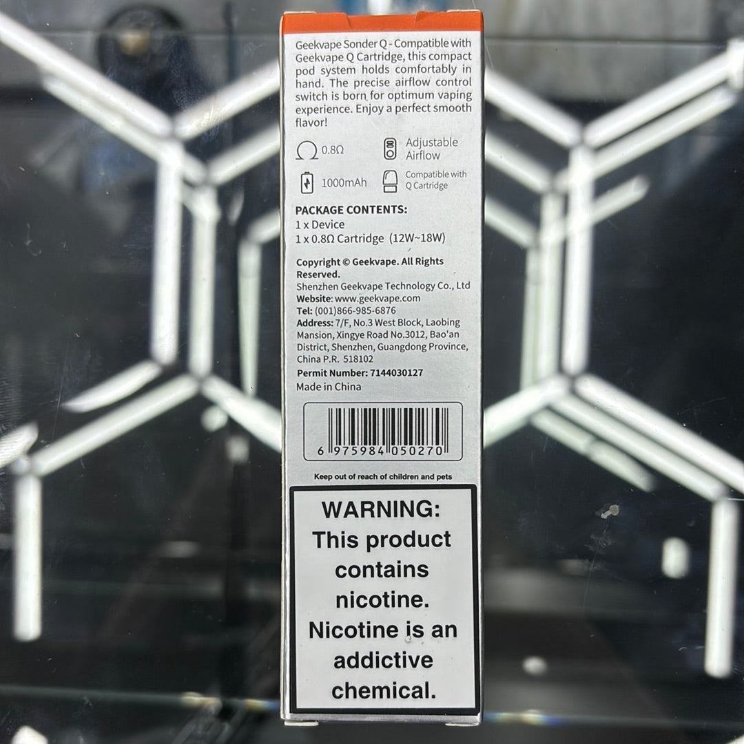 Geek vape qpod wonder q black