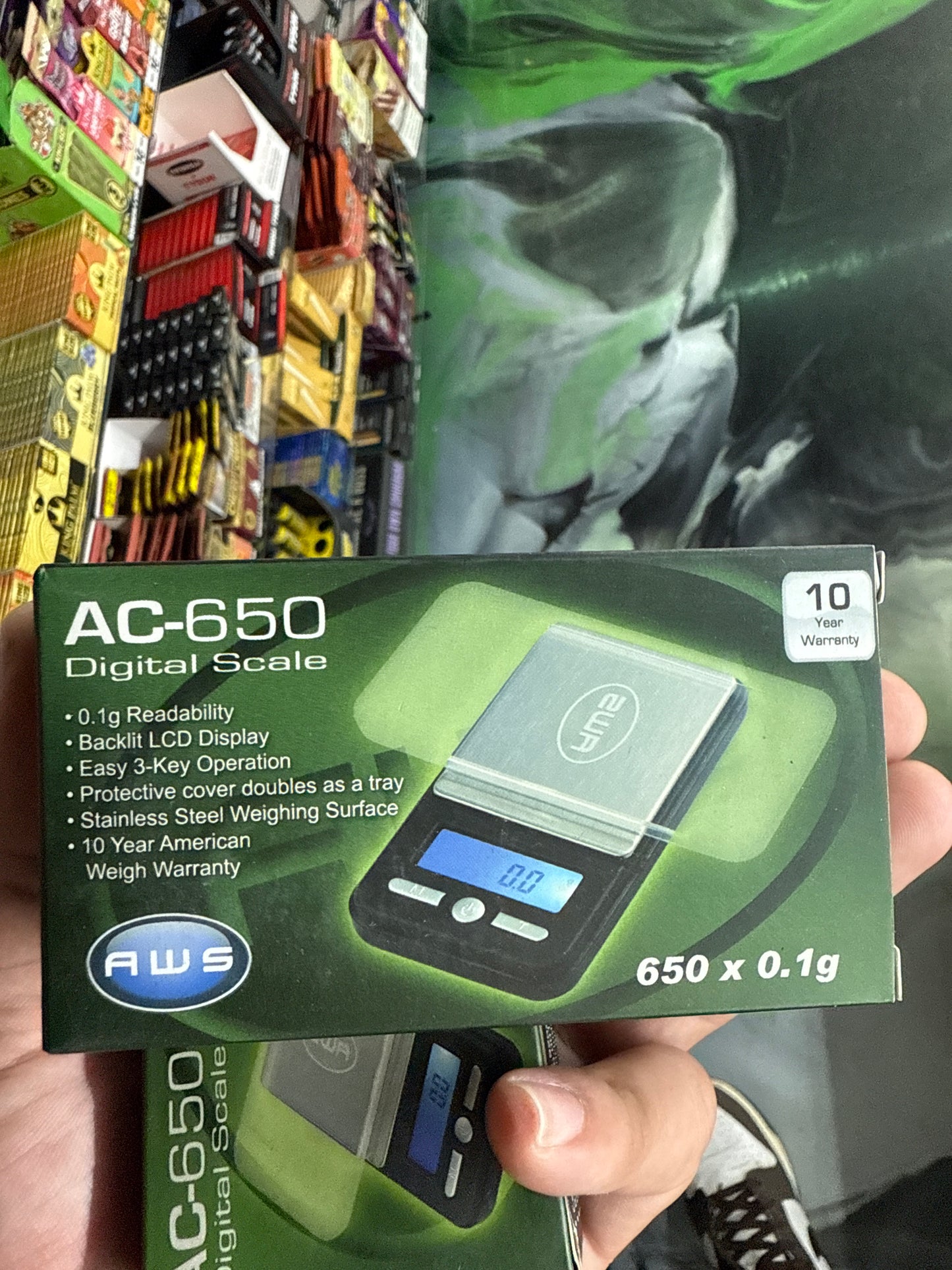 Ac-650 digital scale AWS