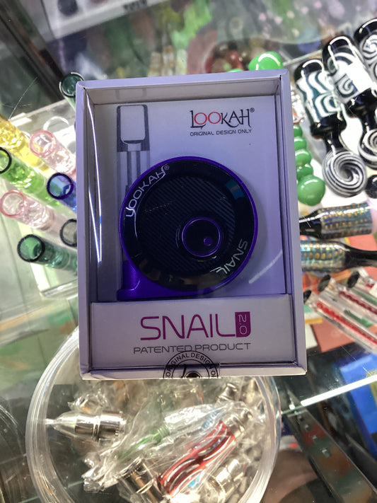 Lookah snail, purple concentrate, vaporizer