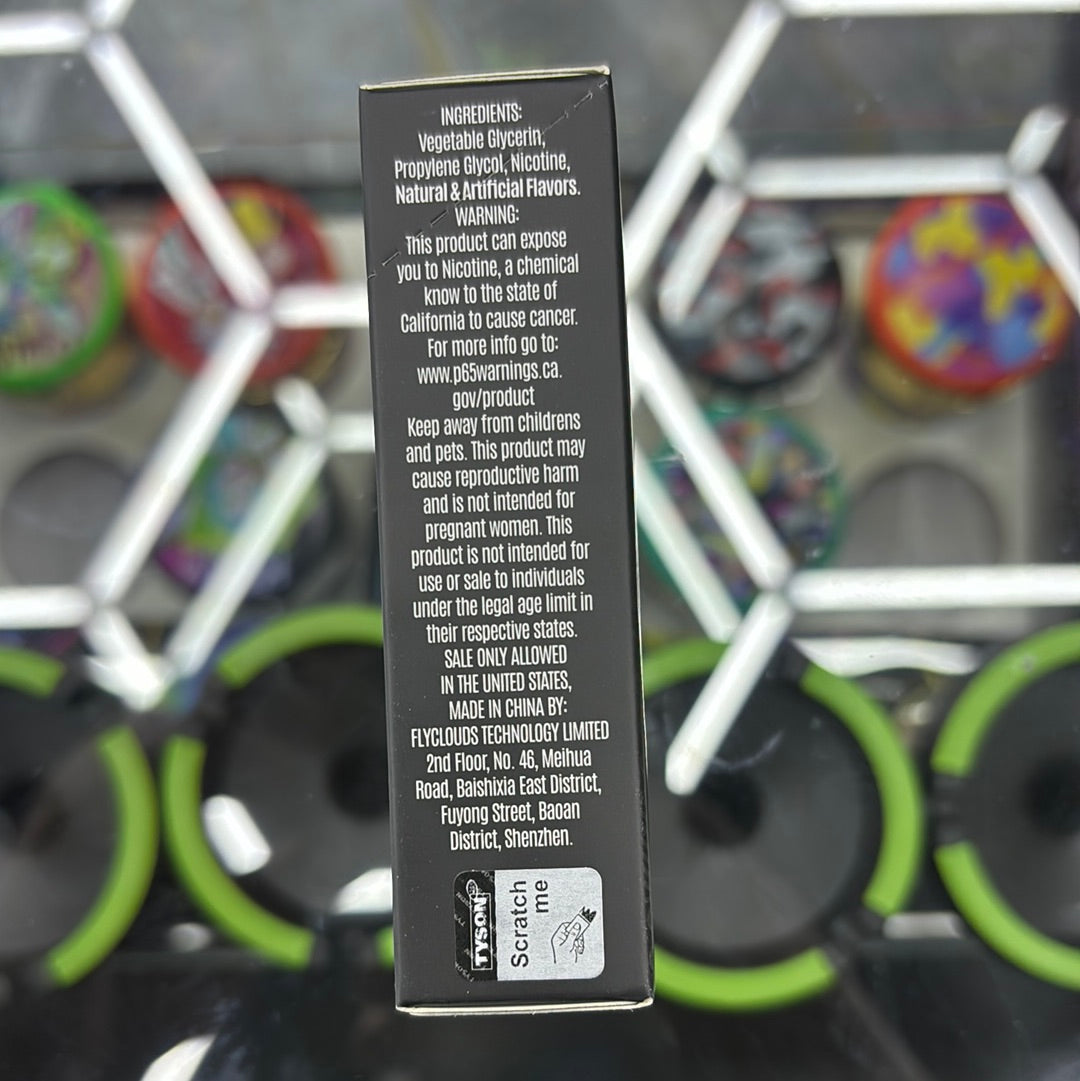 Tyson, round 2 banana nut, 7500 hits