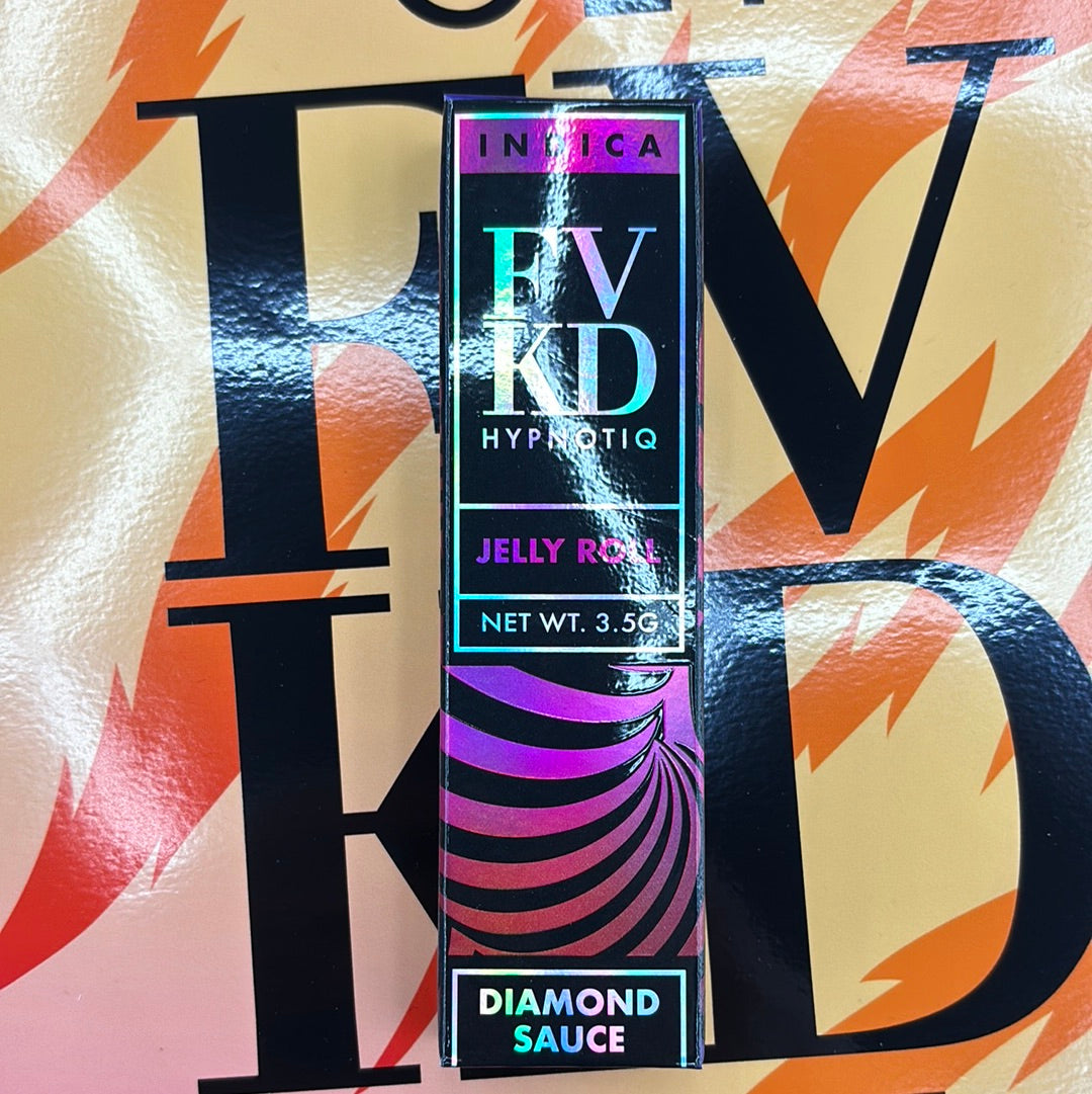 Fvkd exotics jelly roll, 3.5G indica Diamond sauce