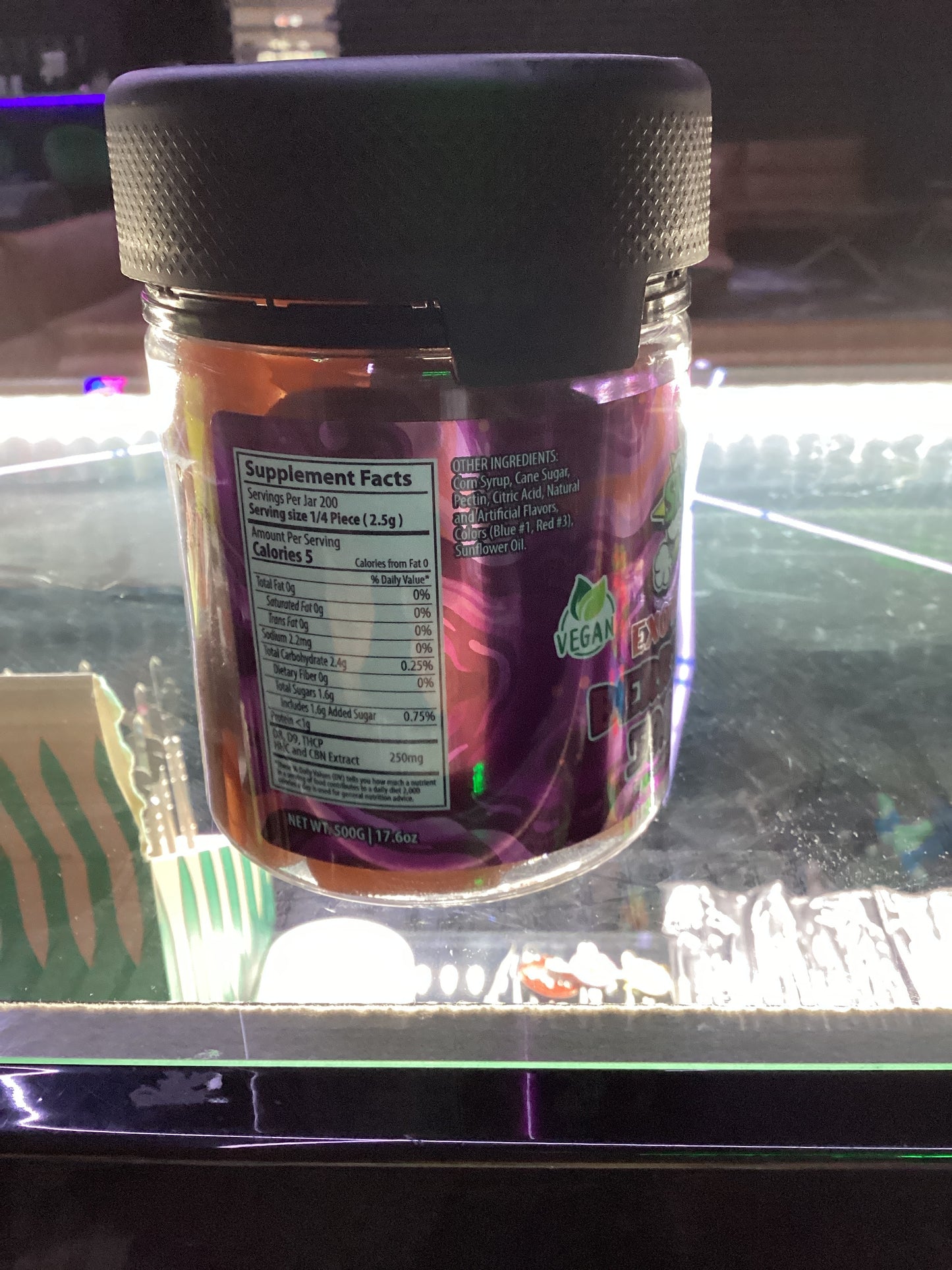 Smack’d gummies exotic blend berry blast 50,000mg 50ct