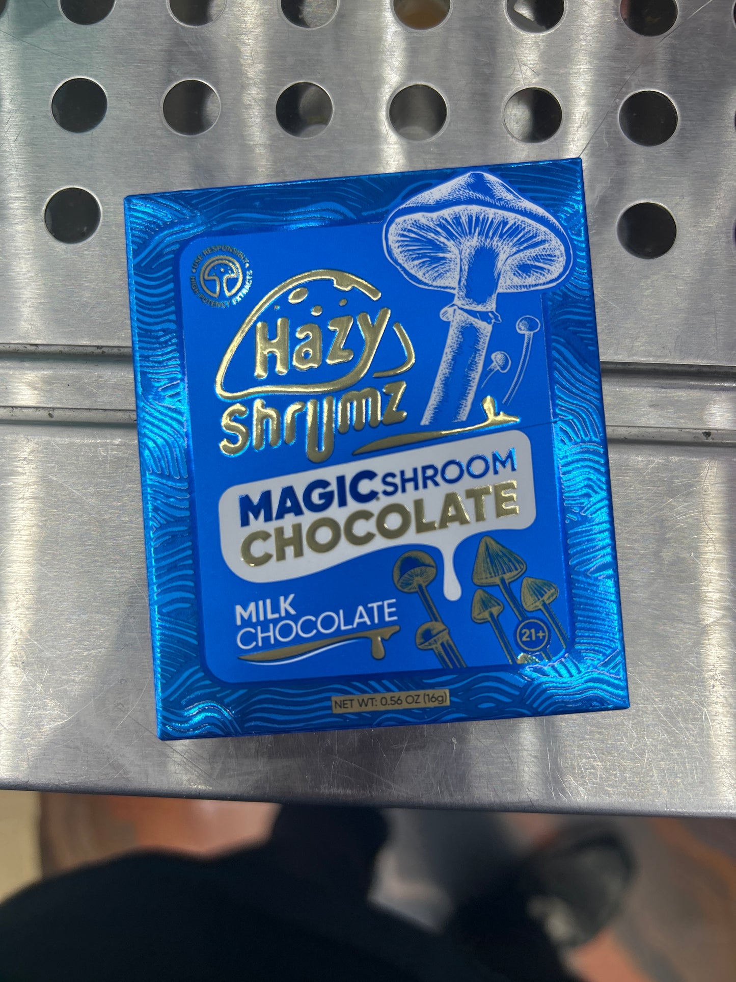 Hazy shrumz magic shroom chocolate milk chocolate