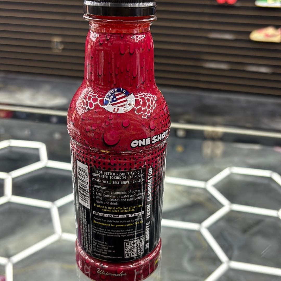 High voltage detox watermelon 16oz detox drink
