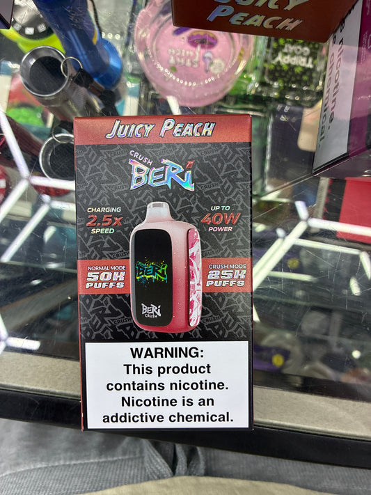 Crush beri juicy peach 50k puffs