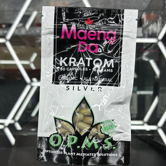 Opms maeng da kratom 30caps silver