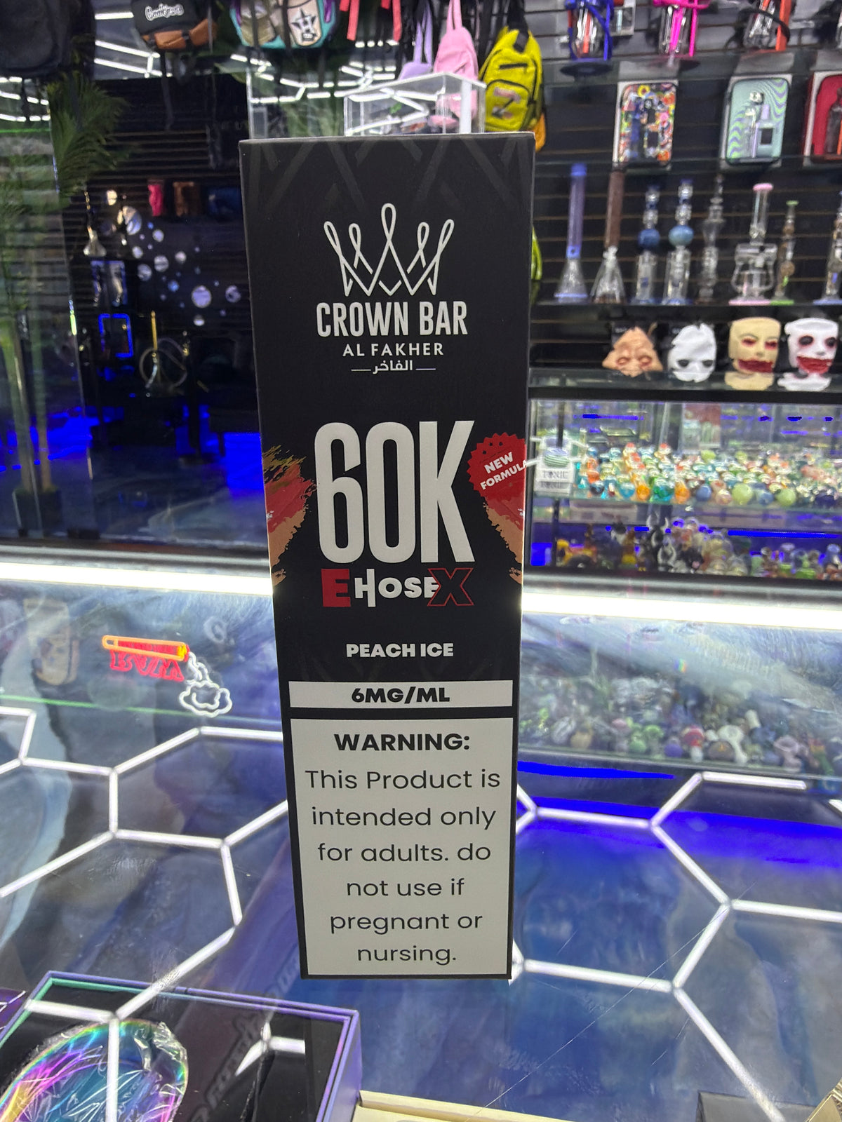 Crown Bar AL Fakher 60k E HoseX Peach Ice