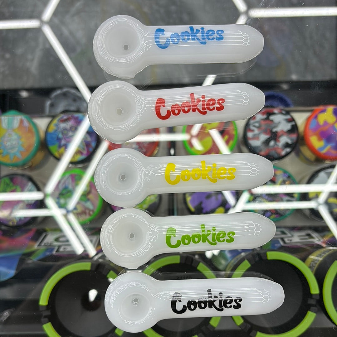 Cookies, glass hand pipe