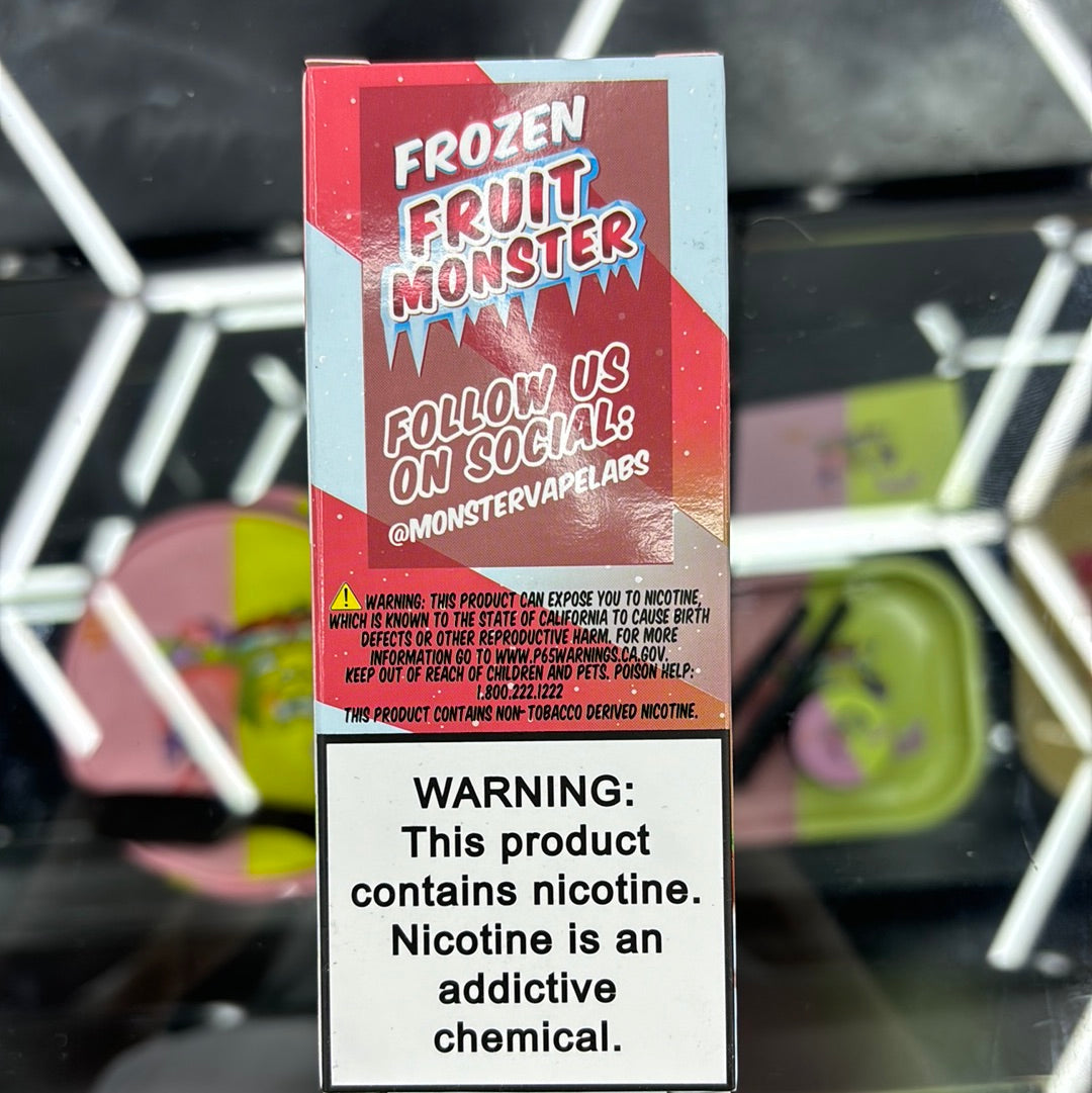 Frozen fruit monster,strawberry kiwi pomegranate ice 3MG 100ML ￼