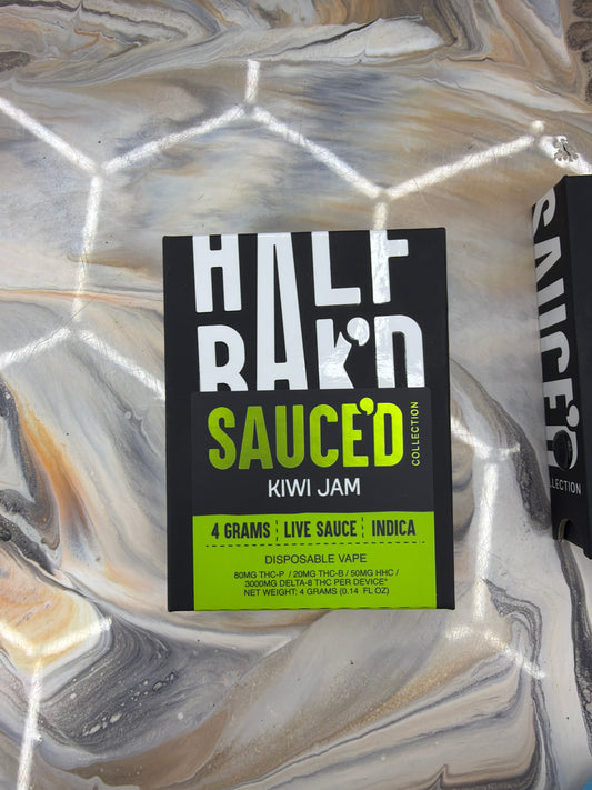 Half bakd 4g Sauce’d Disposable Kiwi jam