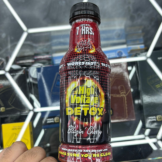 High voltage detox blazin cherry 16oz detox drink