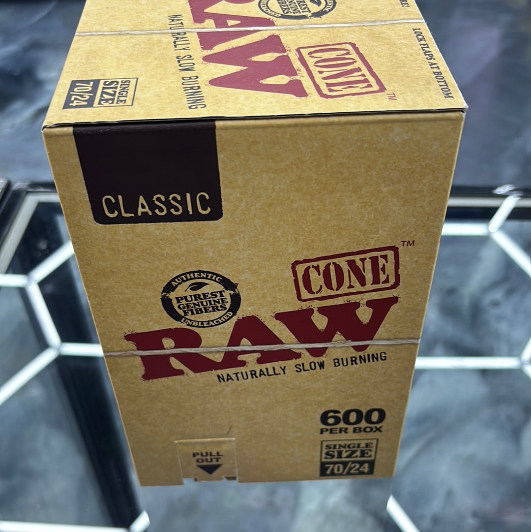 Raw cone 600per box single size 70/24