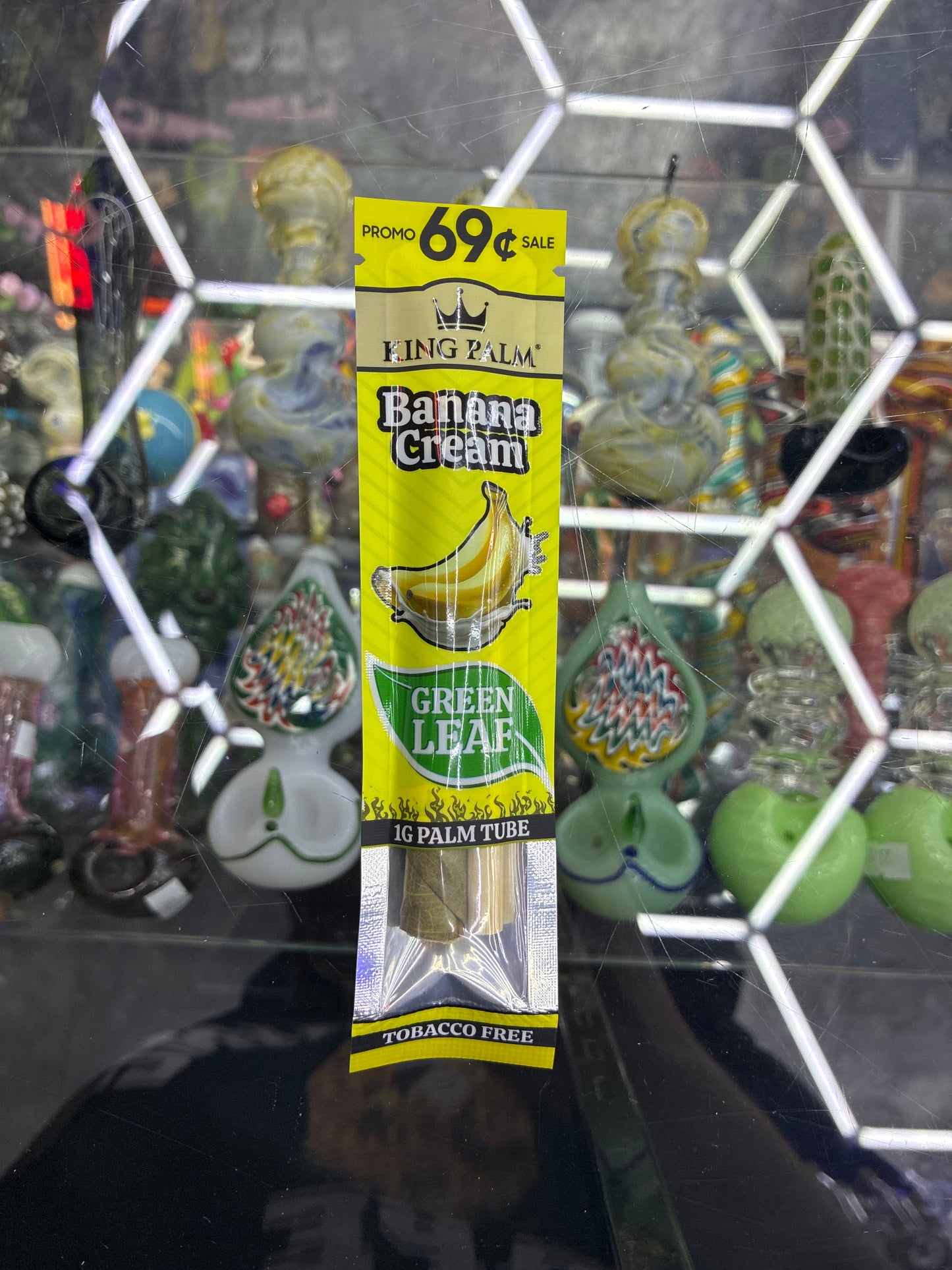 King palm banana cream green leaf 1g palm tube