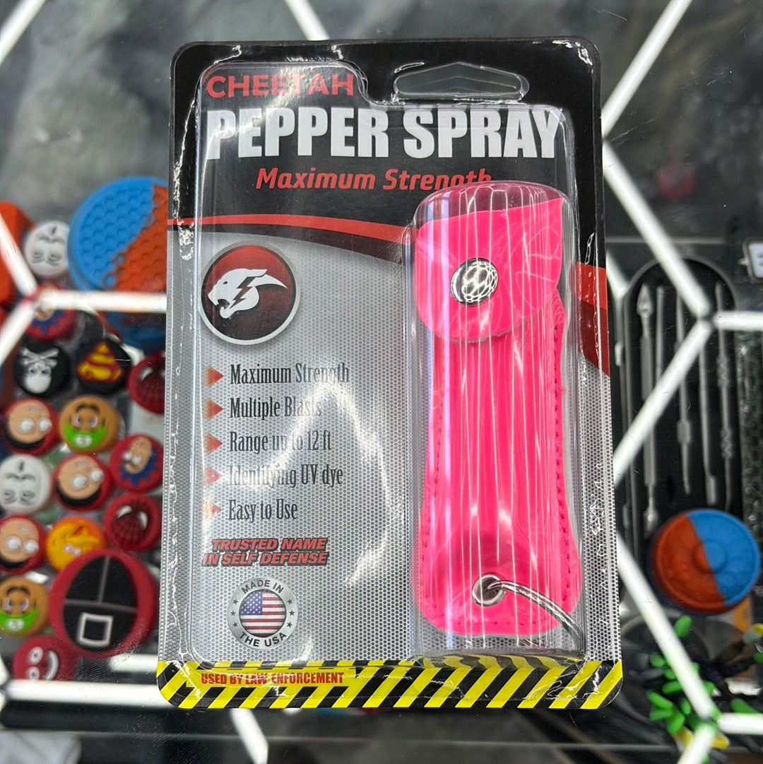 Pepper spray hot pink
