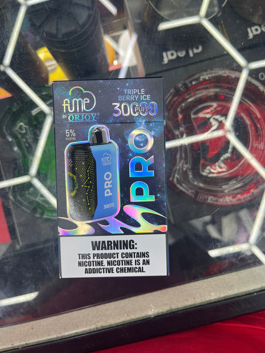 Fume 30k hits triple berry ice