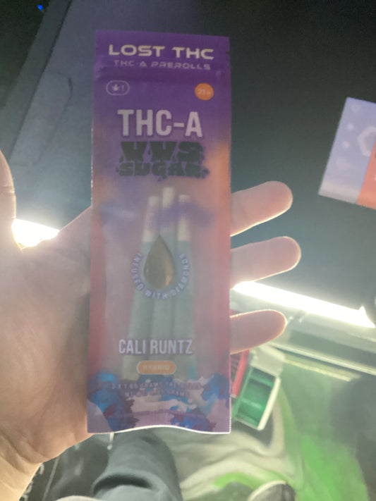 Lost thc-a pre-rolls, vvs sugar cali runtz