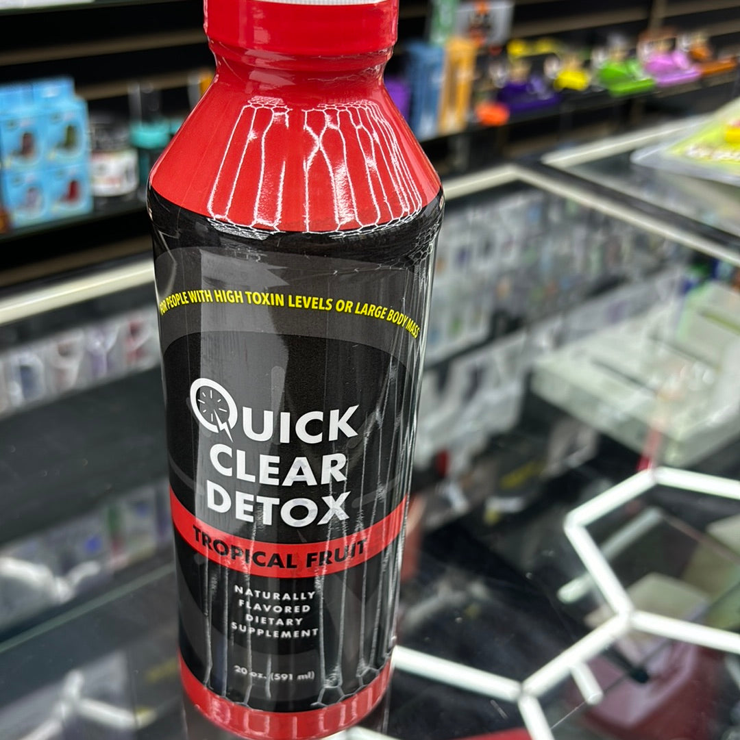 Quick fix quick, clear detox, tropical fruit, 20 ounce