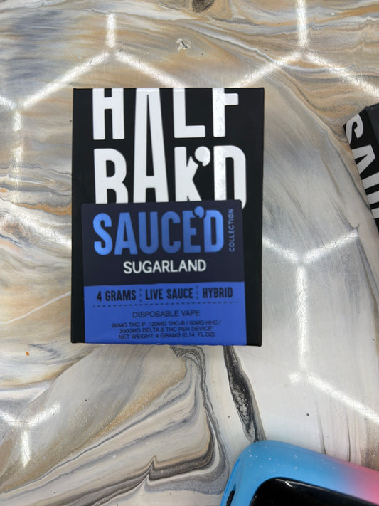 Half bakd 4g Sauce’d Disposable Sugarland hybrid