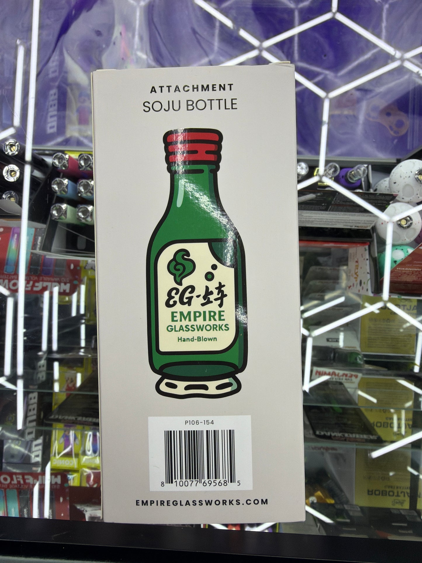 Empire Glassworks Puffco Peak Attachment | Soju Bottle