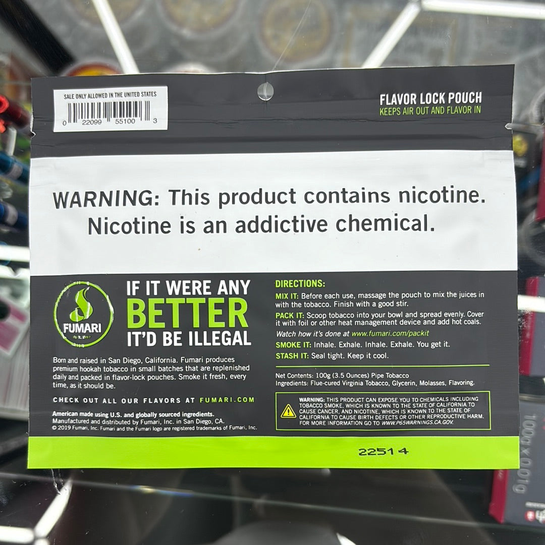 Fumari white, gummy bear