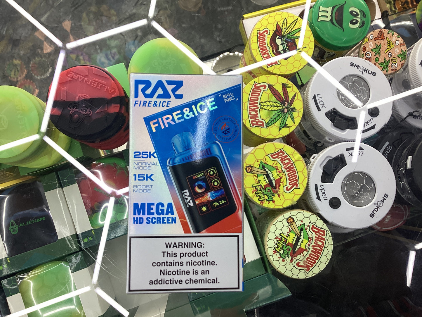 Raz dc25000 25k puffs fire & ice