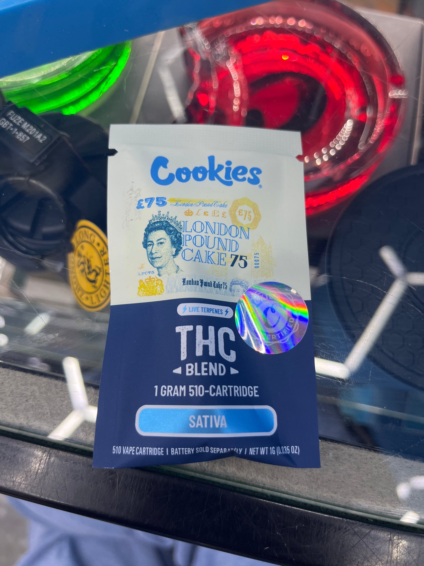 Cookies thca 1g cartridge London pound cake sativa