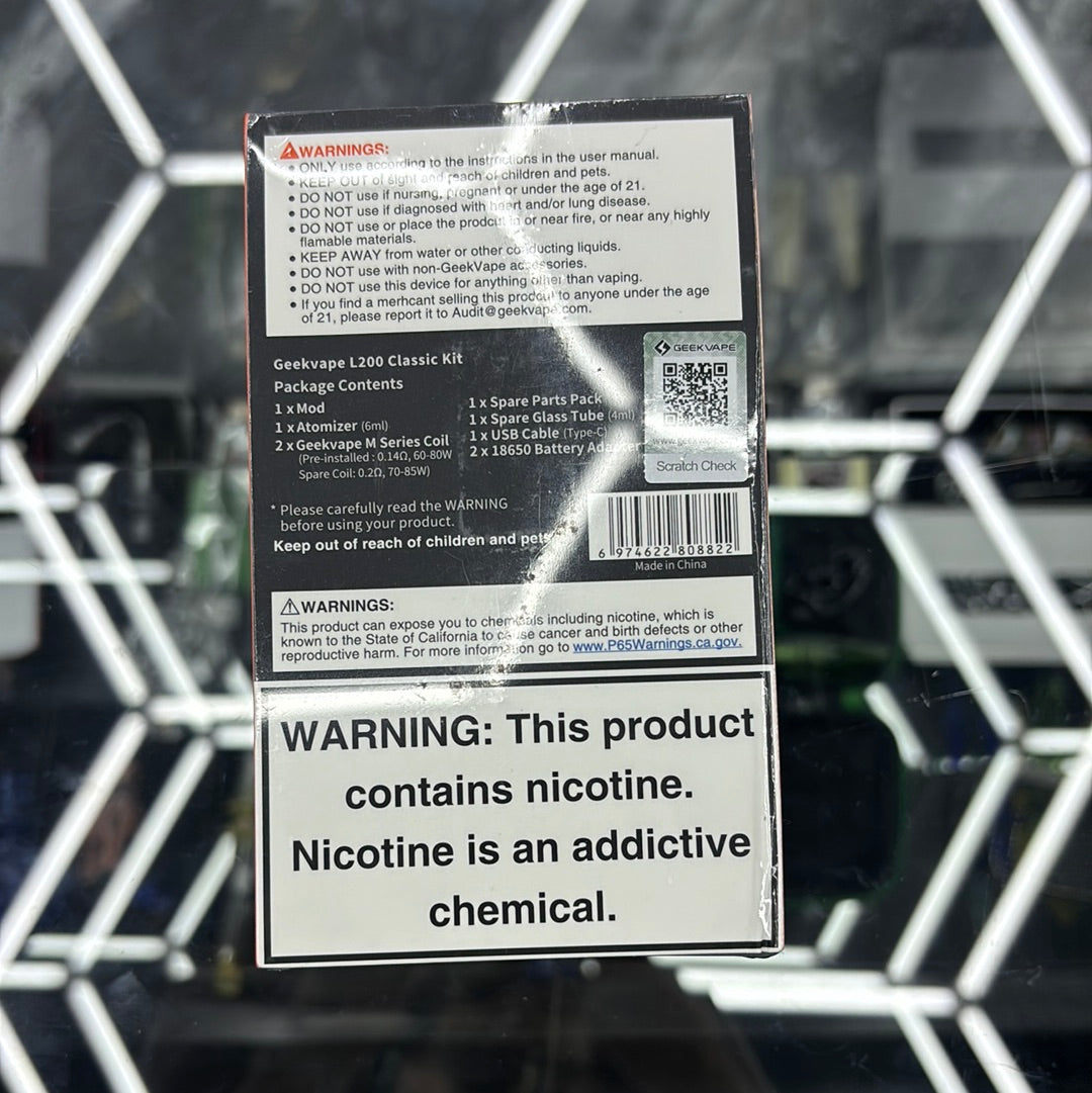Geekvape L200 classic kit blue